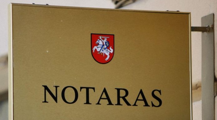 Nuo penktadienio bus atnaujina notarų biurų veikla