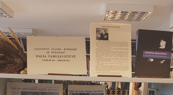 Legendinė teatro režisierė ir pedagogė Dalia Tamulevičiūtė