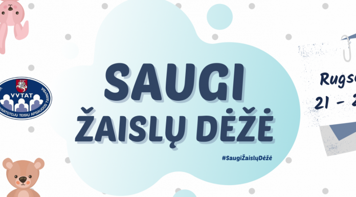 VVTAT skelbia žaislų saugos savaitę – #SaugiŽaislųDėžė