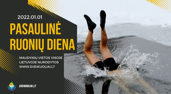 Pirmąją Naujųjų metų dieną – tradicinės ledinės maudynės visoje Lietuvoje