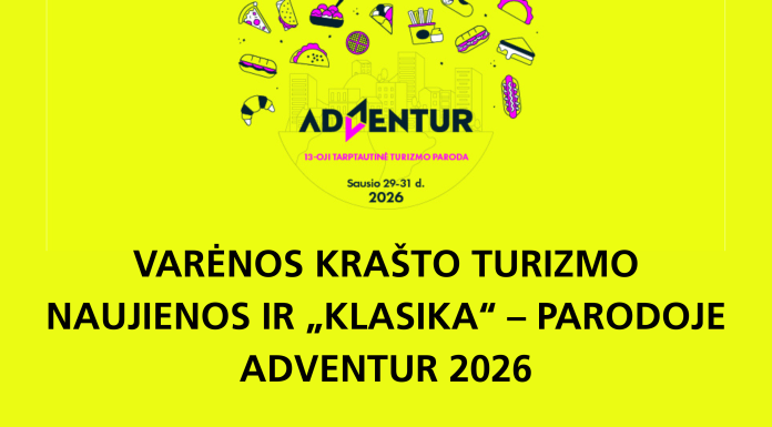 Varėnos krašto turizmo naujienos ir „klasika“ – parodoje „Adventur 2026”