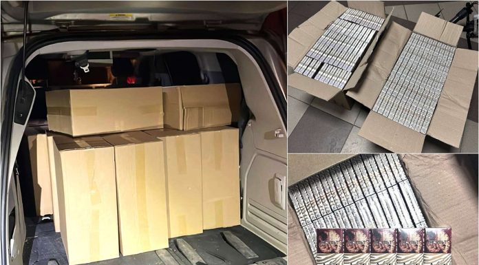 Po gaudynių miške pasieniečiai perėmė stambų rūkalų krovinį ir į areštinę uždarė tris vietos gyventojus